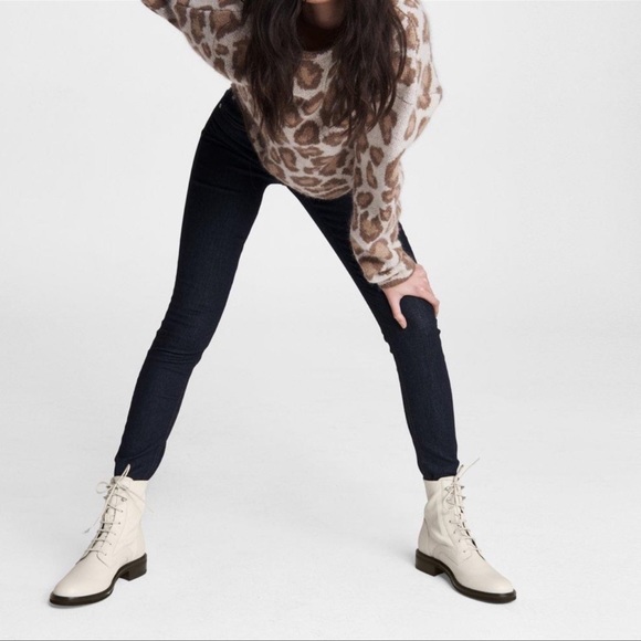 Rag & Bone Slayton Lace Up Boot Tumbled Leather - Picture 2 of 5